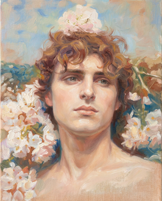 peinture huile sur toile faite sur commande - PORTRAIT BOGOSSE