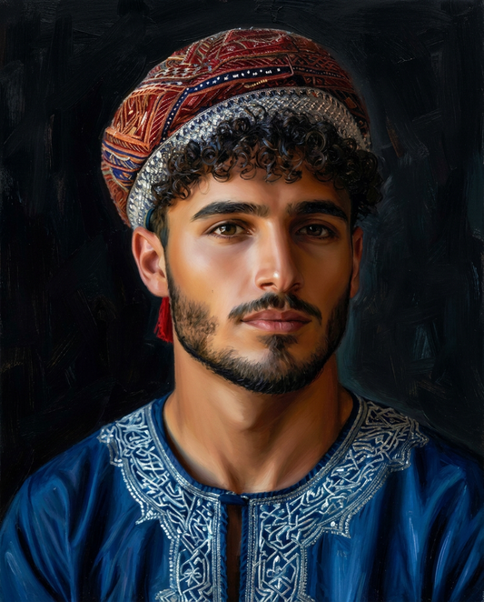 peinture huile sur toile faite sur commande - PORTRAIT BOGOSSE
