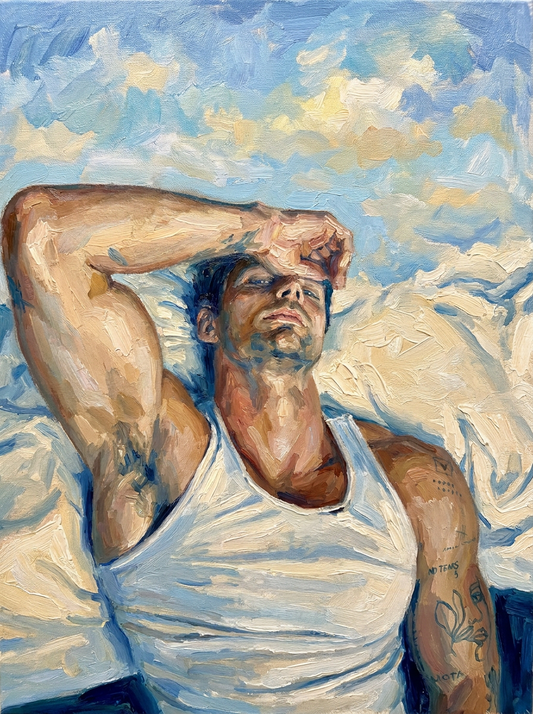 peinture huile sur toile faite sur commande - PORTRAIT PECS