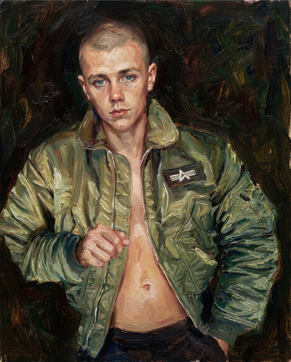 peinture huile sur toile faite sur commande - PORTRAIT SKIN