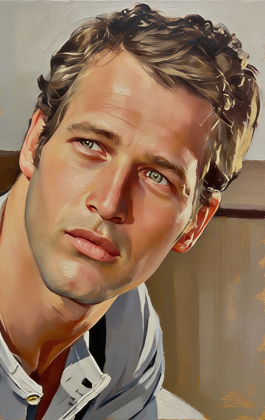peinture huile sur toile faite sur commande - PORTRAIT PAUL