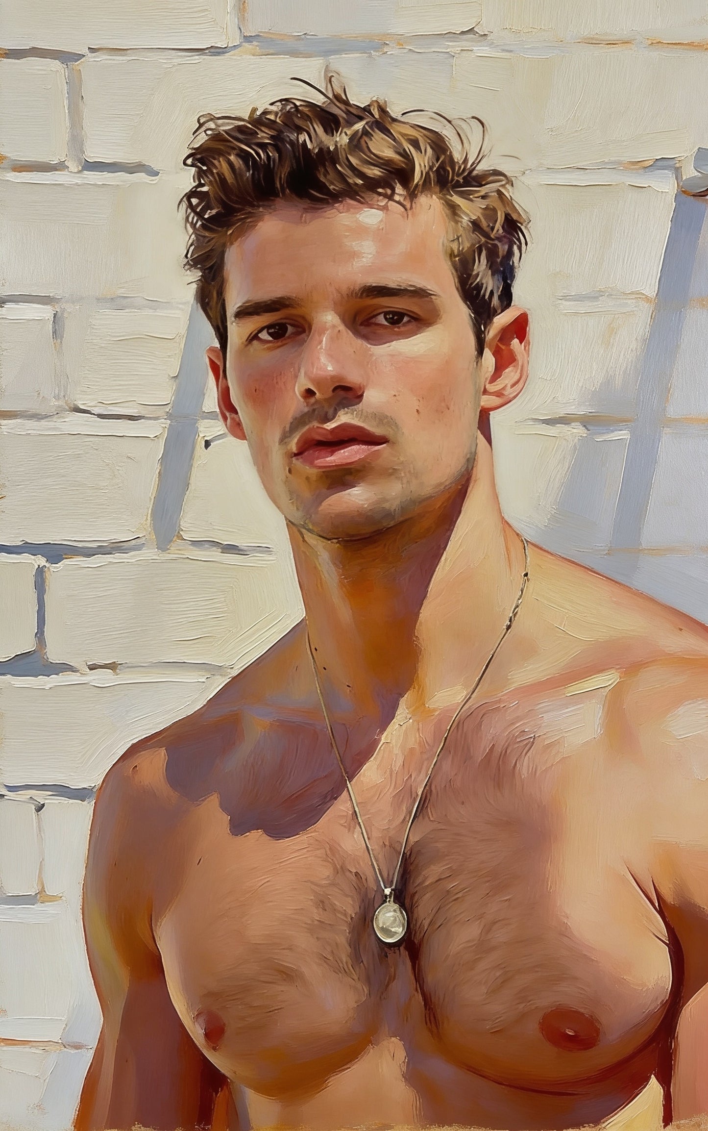 peinture huile sur toile faite sur commande - PORTRAIT BOGOSSE