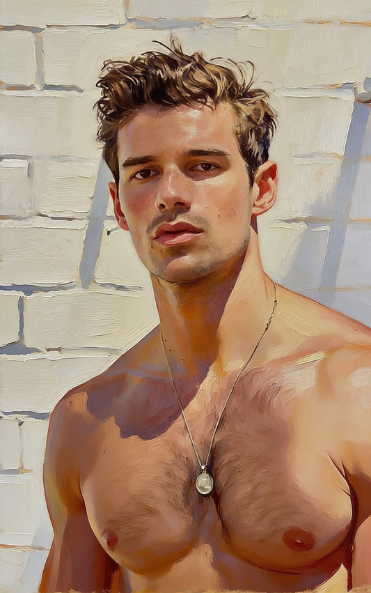 peinture huile sur toile faite sur commande - PORTRAIT BOGOSSE