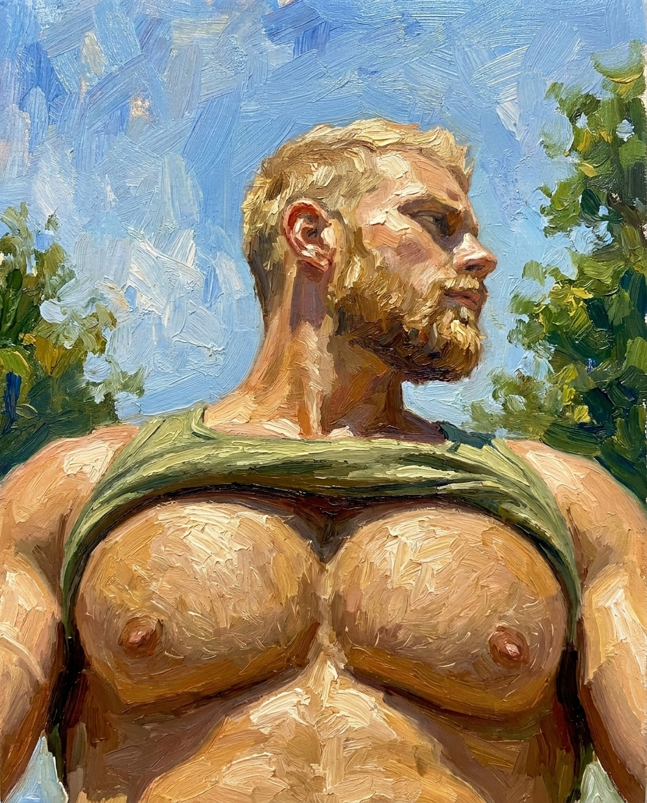 peinture huile sur toile faite sur commande - PORTRAIT PECS