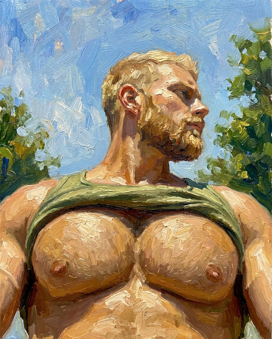 peinture huile sur toile faite sur commande - PORTRAIT PECS