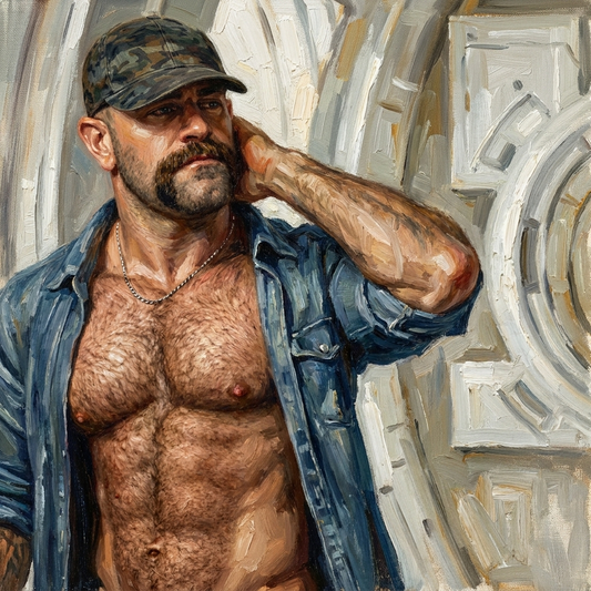 peinture huile sur toile faite sur commande - PORTRAIT PECS