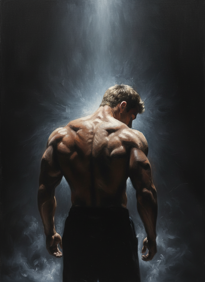 peinture huile sur toile faite sur commande - PORTRAIT BOGOSSE SPORTIF