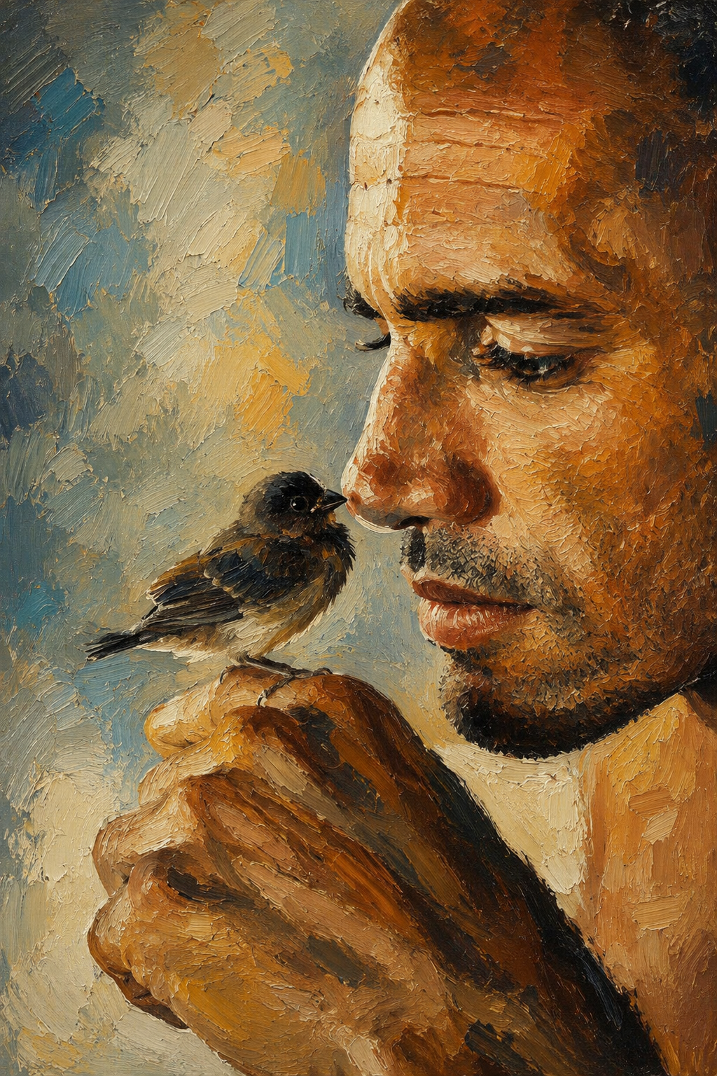 peinture huile sur toile faite sur commande - PPORTRAIT BOGOSSE