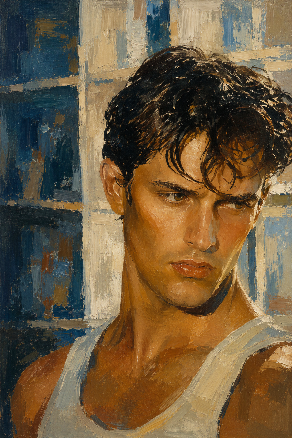 peinture huile sur toile faite sur commande - PORTRAIT RUPPERT