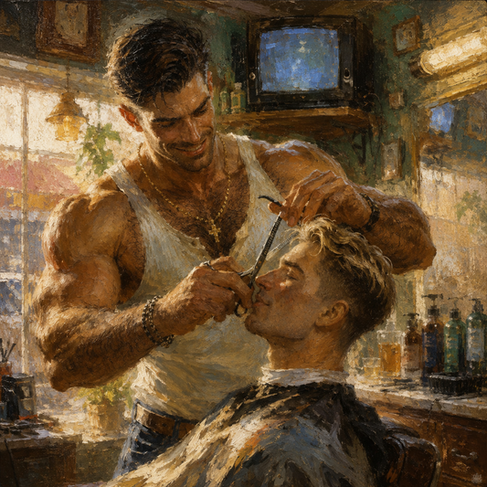 peinture huile sur toile faite sur commande - PORTRAIT COUPE
