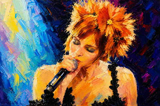 peinture huile sur toile faite sur commande - MYLENE
