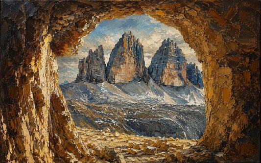 peinture huile sur toile faite sur commande - PAYSAGE CANYON