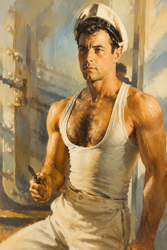 peinture huile sur toile faite sur commande - scène LOVE QUERELLE
