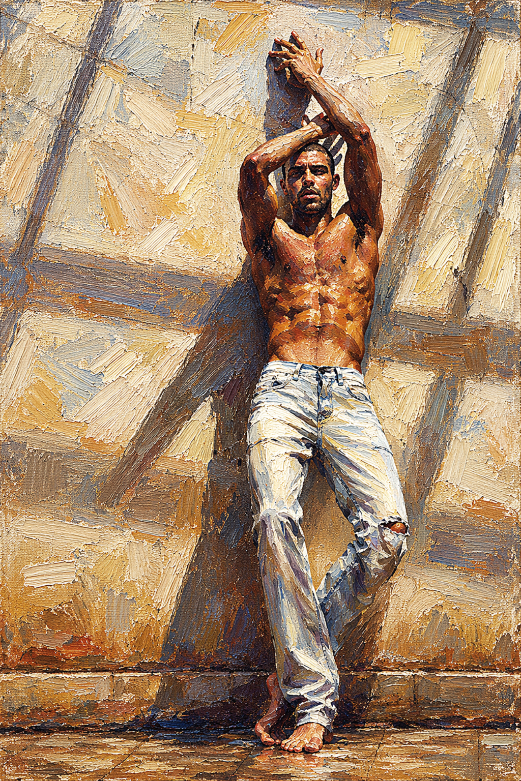 peinture huile sur toile faite sur commande - PORTRAIT BOGOSSE