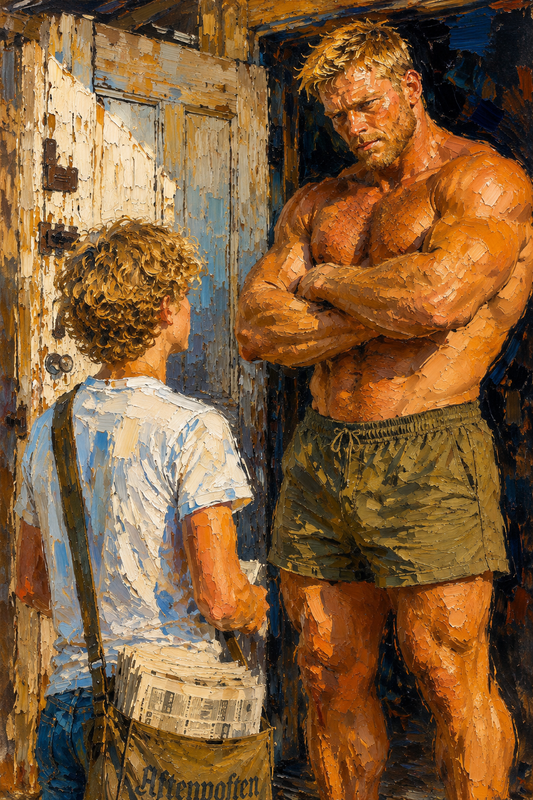 peinture huile sur toile faite sur commande - PORTRAIT NORDIC