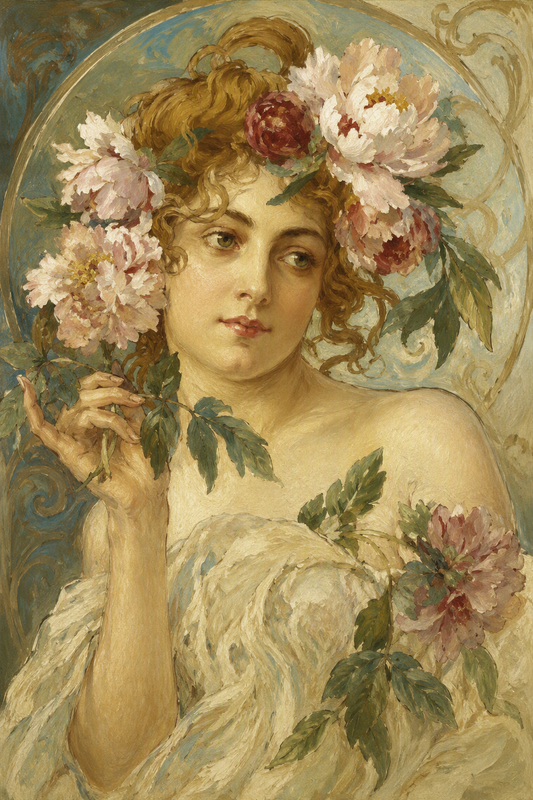 peinture huile sur toile faite sur commande - art nouveau