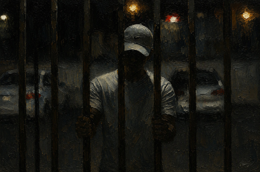 peinture huile sur toile faite sur commande - PORTRAIT LA NUIT