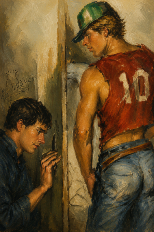 peinture huile sur toile faite sur commande - PORTRAIT JEUNE HOMMES GLORY