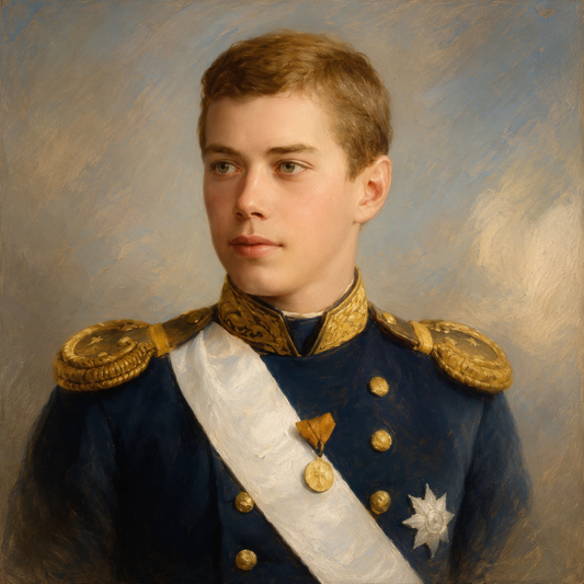 peinture huile sur toile faite sur commande - portrait ROMANOV DINASTIE