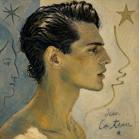 peinture huile sur toile faite sur commande - homme PROFIL