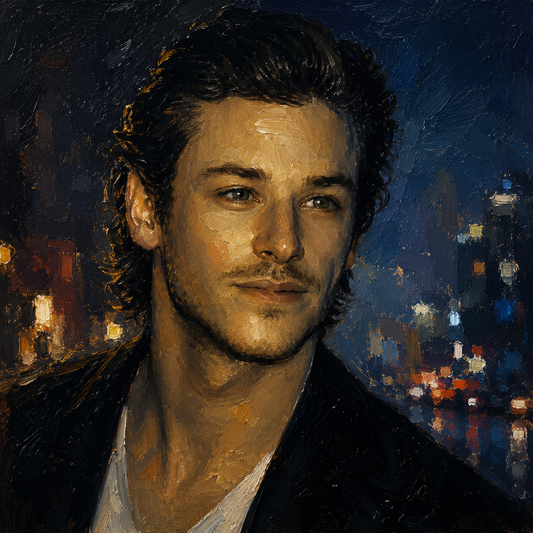 peinture huile sur toile faite sur commande - PORTRAIT AUTRE TEMPS GASPARD