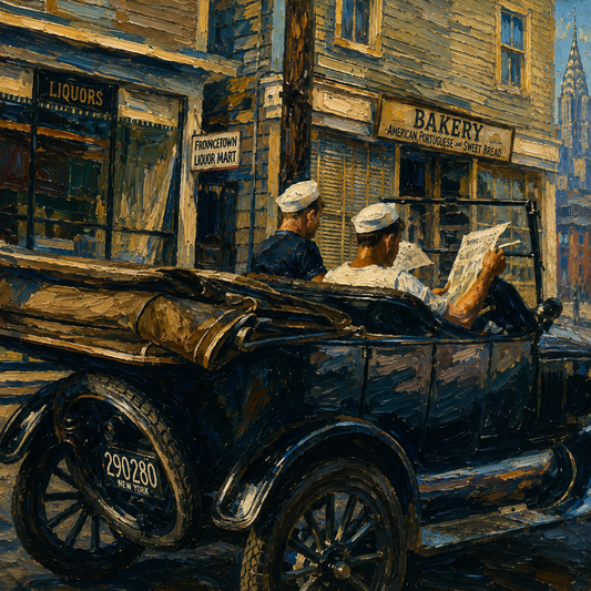 peinture huile sur toile faite sur commande - AMERICAINS A NEW YORK