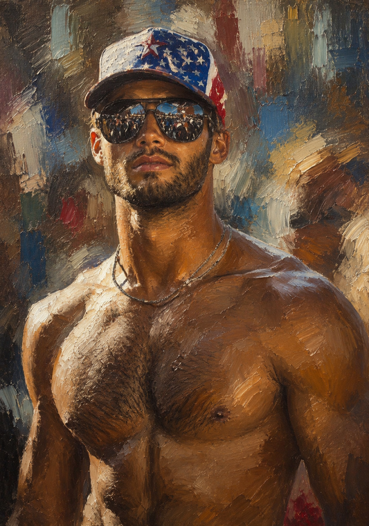 peinture huile sur toile faite sur commande - PORTRAIT BOGOSSE