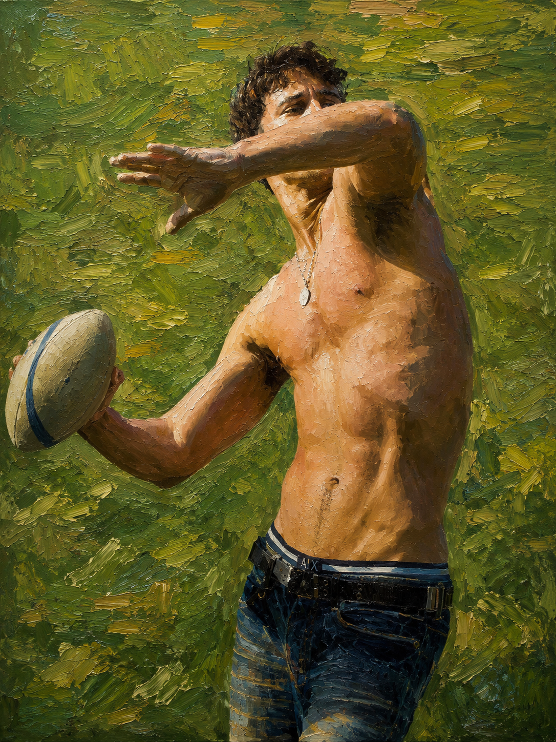peinture huile sur toile faite sur commande - PORTRAIT BOGOSSE