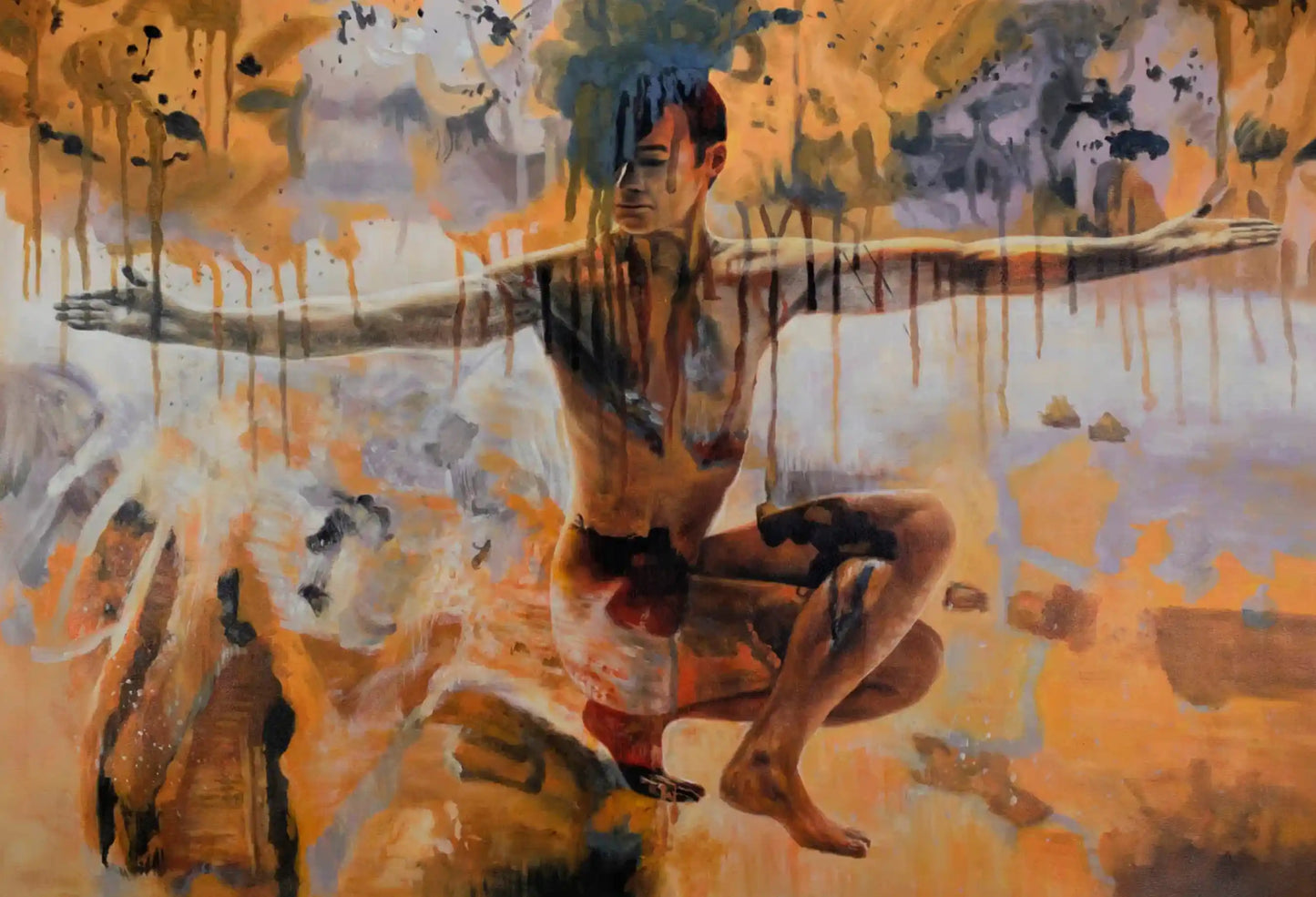 art-moderne-portrait-masculin-homme-peinture-huile-toile