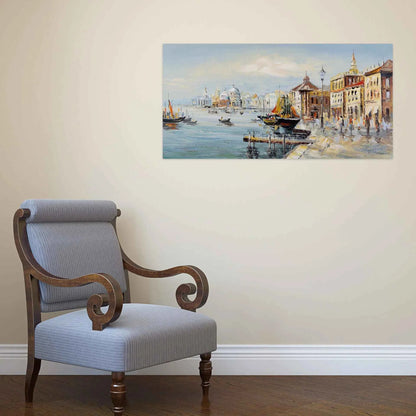 Tableau-peinture-originale-huile-sur toile « reves de venise »