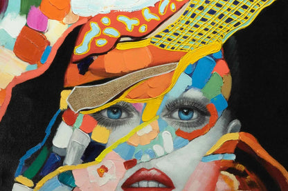 art-moderne-portrait-femme-sensuelle-peinture-huile-toile