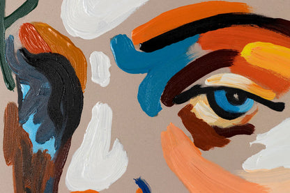 art-moderne-scene-vie-portrait-originale-huile-toile