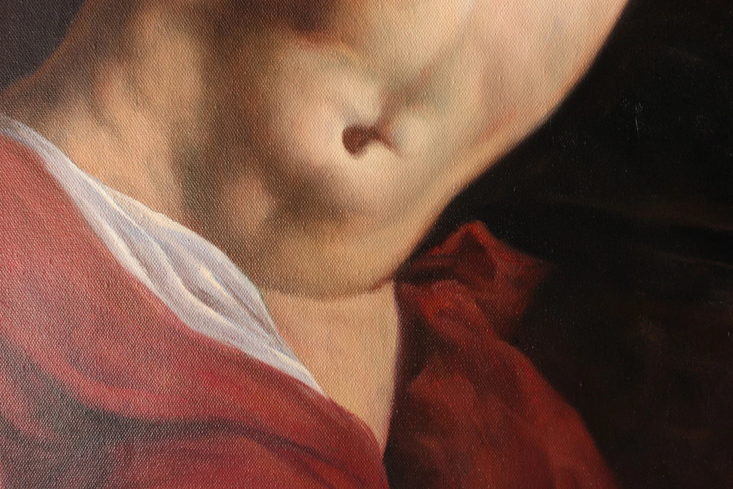 Nu masculin en buste d'après Théodore Géricault