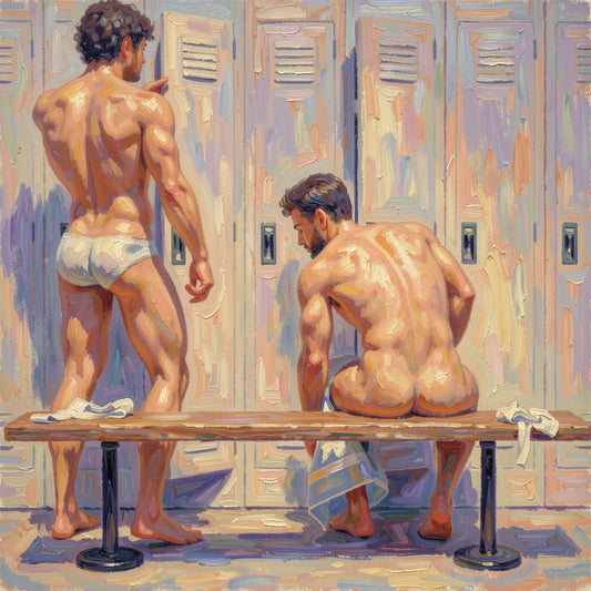 peinture huile sur toile faite sur commande - PORTRAIT BOGOSSE FESSES