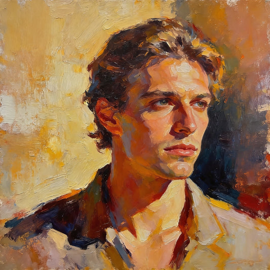 peinture huile sur toile faite sur commande - PORTRAIT BOGOSSE