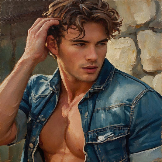 peinture huile sur toile faite sur commande - PORTRAIT BOGOSSE