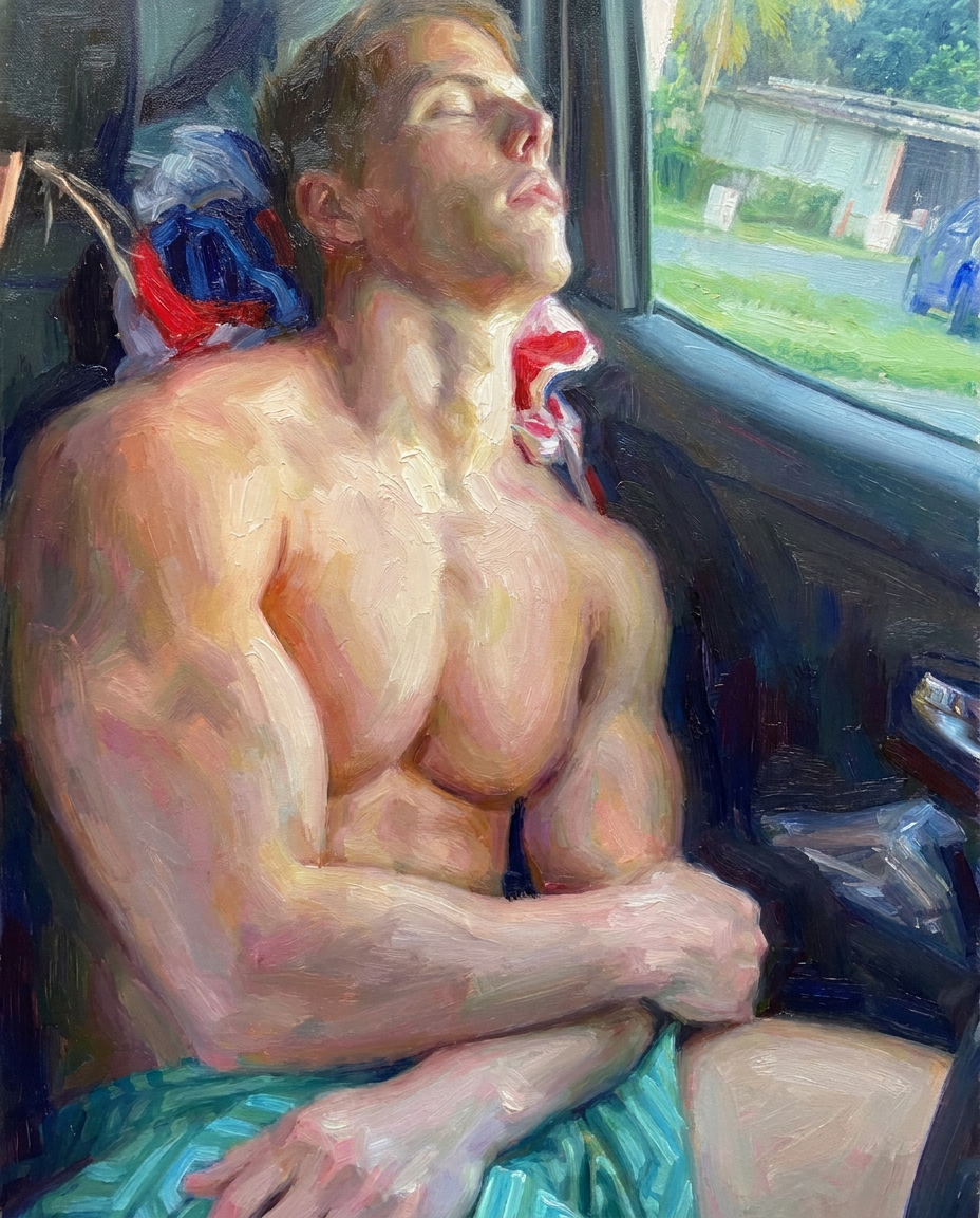peinture huile sur toile faite sur commande - PORTRAIT BOGOSSE