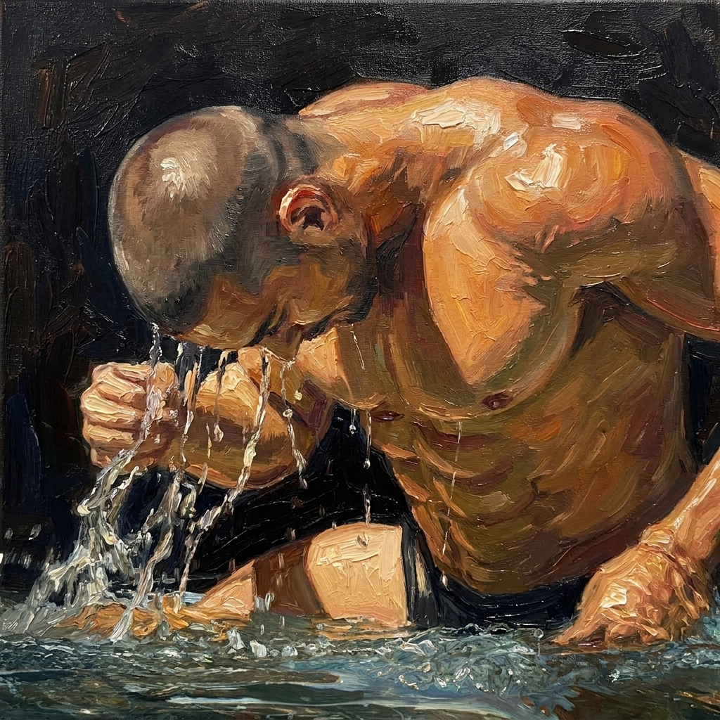 peinture huile sur toile faite sur commande - PORTRAIT BOGOSSE