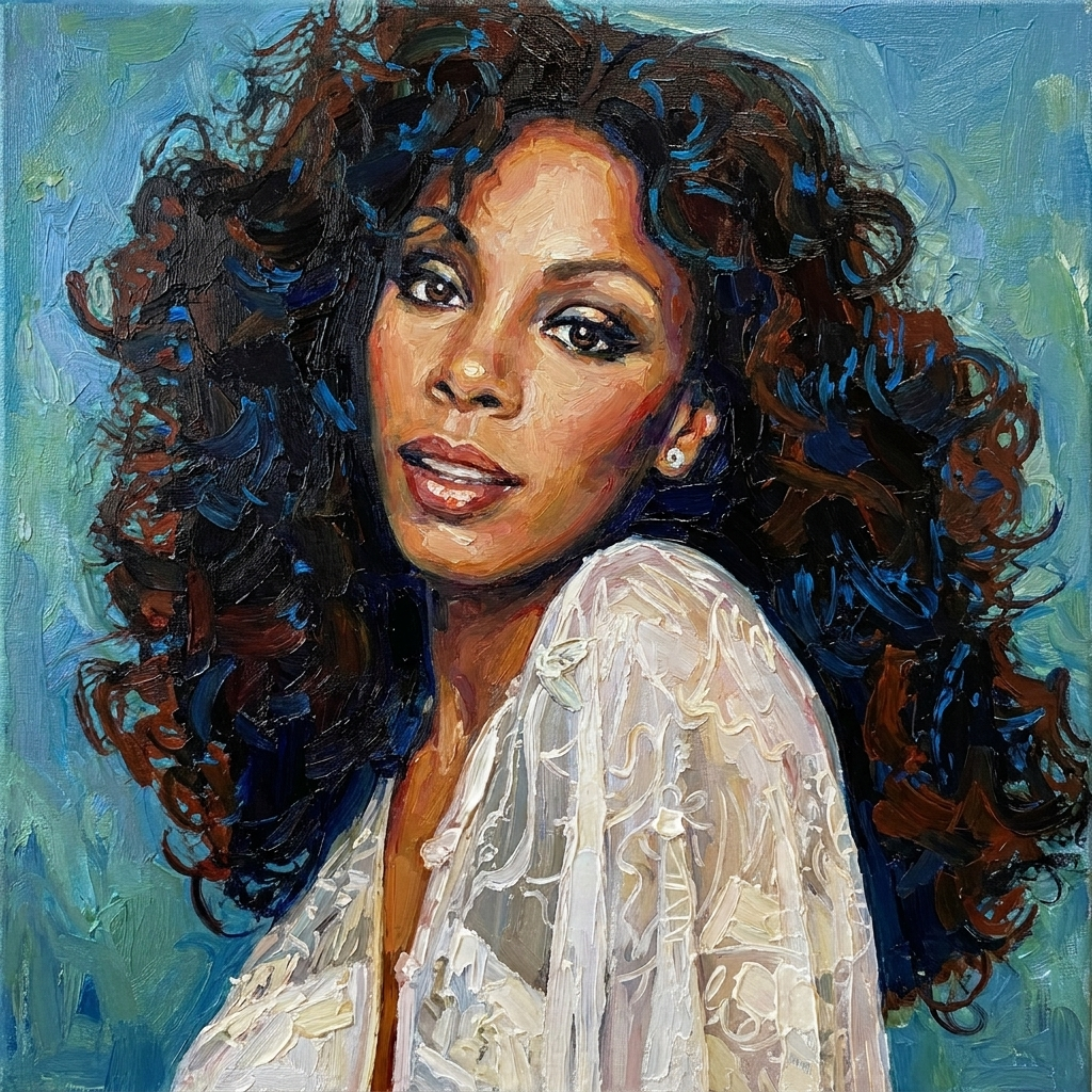 peinture huile sur toile faite sur commande - PORTRAIT DONNA