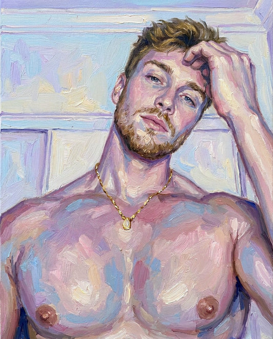 peinture huile sur toile faite sur commande - PORTRAIT BOGOSSE