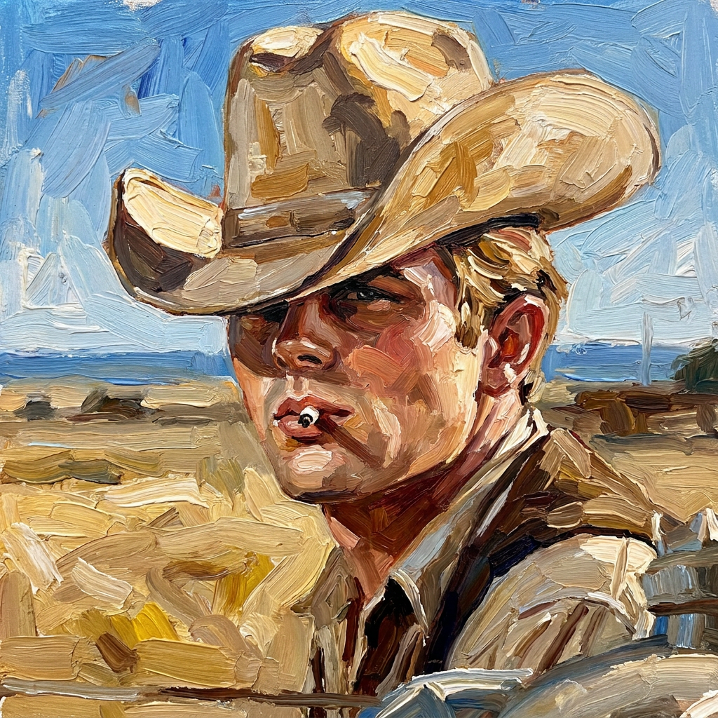 peinture huile sur toile faite sur commande - PORTRAIT James