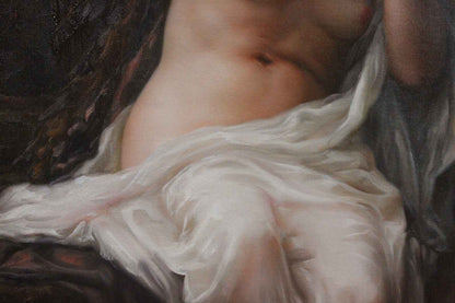 Repro peinture à l'huile Alexandre Cabanel Echo peint signé 24"x36"