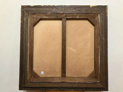 art-paysage-campagne-champ-arbres-inspiré de van gogh-peinture-huile sur toile-encadrée