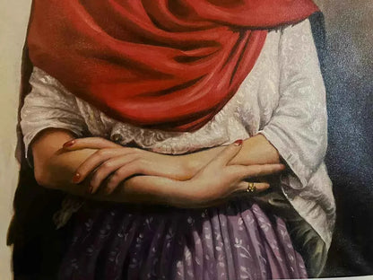 art-moderne-portrait-Frida-Khalo-belle-peinture-huile-toile - Kikooyou Art Gallery