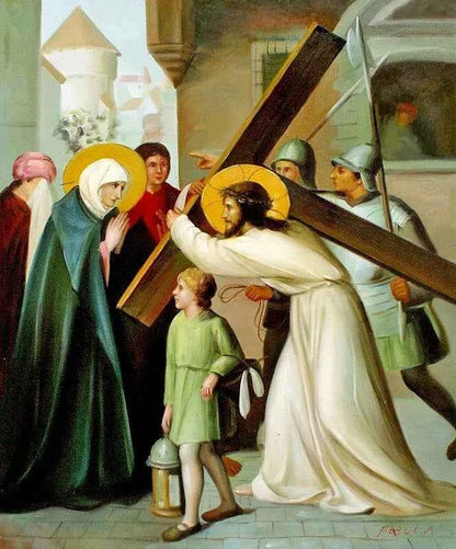 art-religion-christ-passion-chemin-croix-peinture-huile-toile