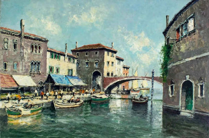 art-paysage-marin-canal-venise-peinture-huile