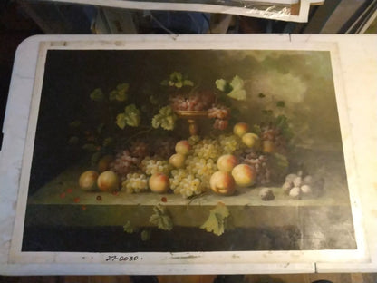 art-nature-morte-fruits-peinture-huile-toile