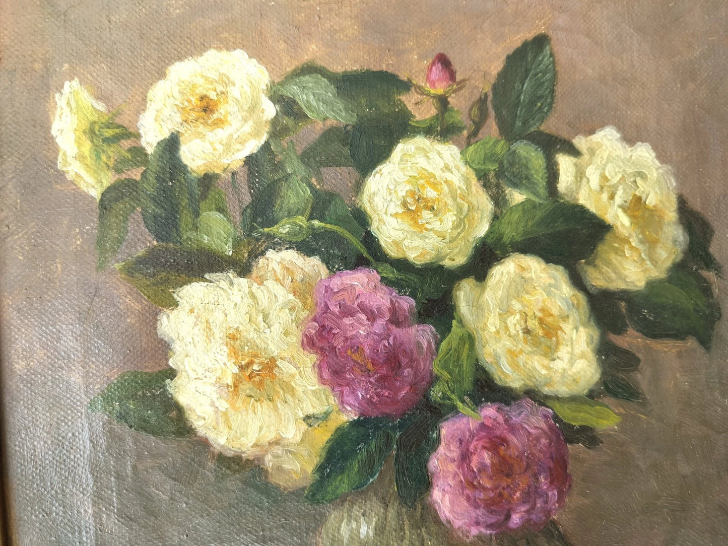 Karl Emil Lundgreen (1884-1929) : ROSES DANS UN VASE