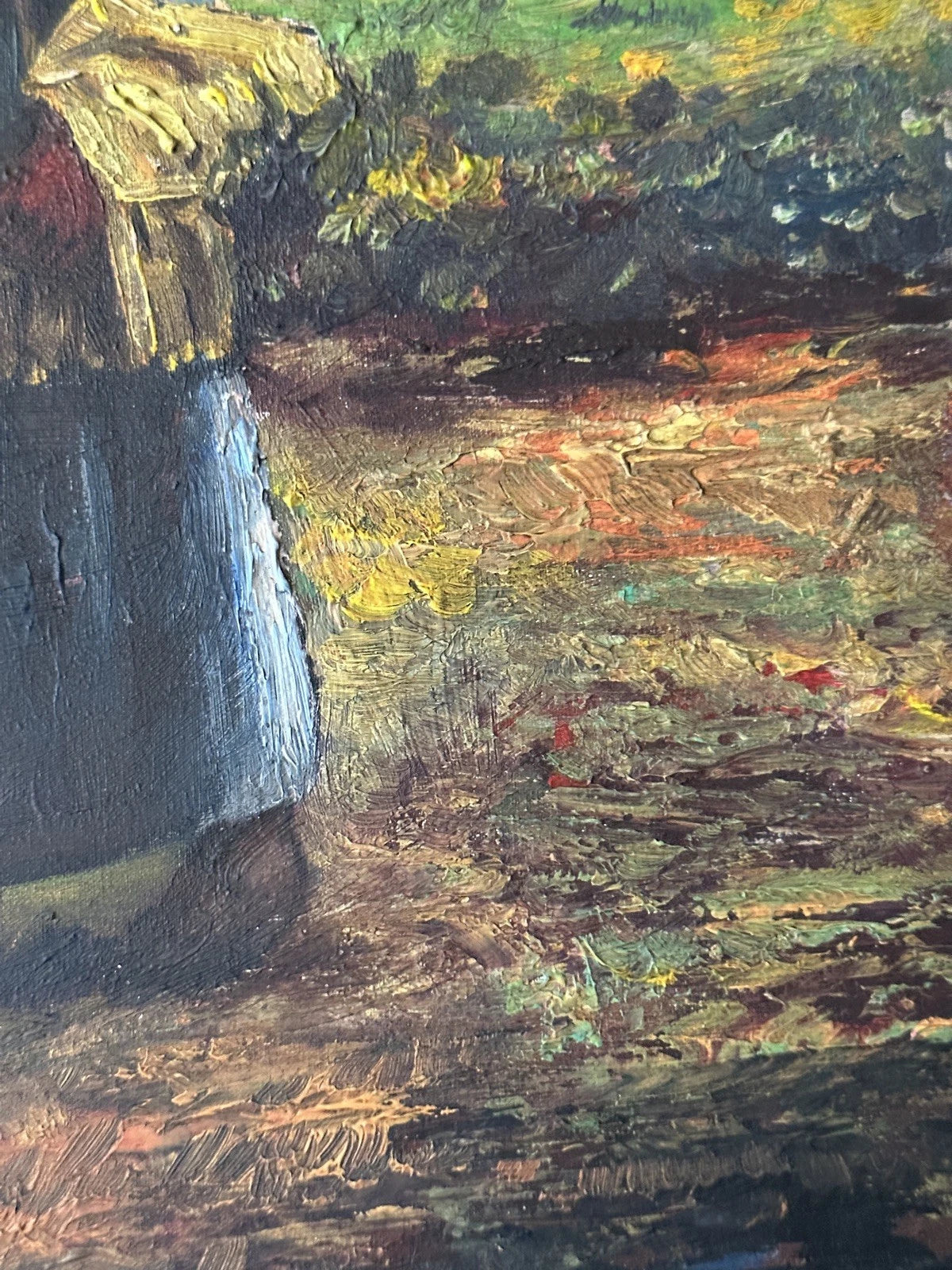 art-scène-vie-paysan-campagne-semaille-peinture-huile-toile d'après Millet