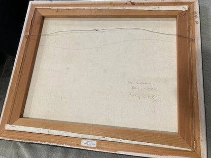 art-decoration-paysage-scene-vie-rue-Paris-France-Pantheon-peinture-huile-toile